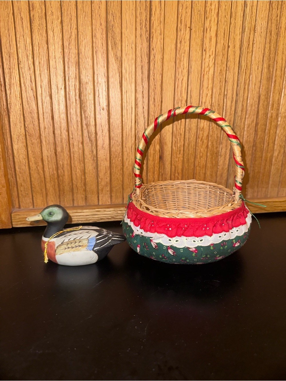 Vintage Christmas Duck Decor